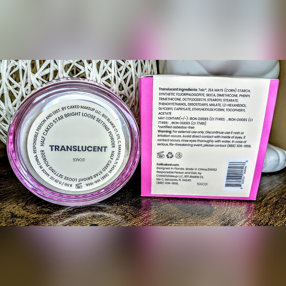 HALF CAKED Star Bright Loose Setting PowderColor: Translucent - Picture 15 of 16